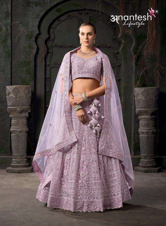 BRIDAL COUTURE VOL-03 BY ANANTESH LIFESTYLE DESIGNER NET HANDWORK LEHENGAS