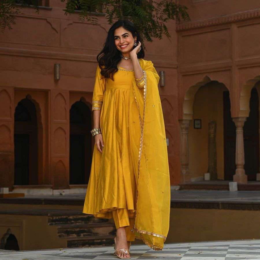 DIYA BY VOUCH DESIGNER FACNY CHINON HEAVY WORK DRESSES 