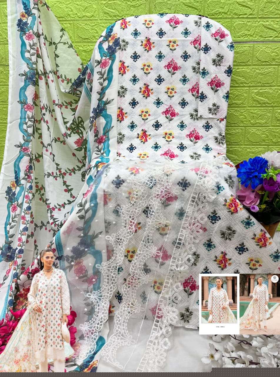 EZRA 1006 NX BY ASLIWHOLESALE DESIGNER FACNY PURE COTTON PRINT DRESSES