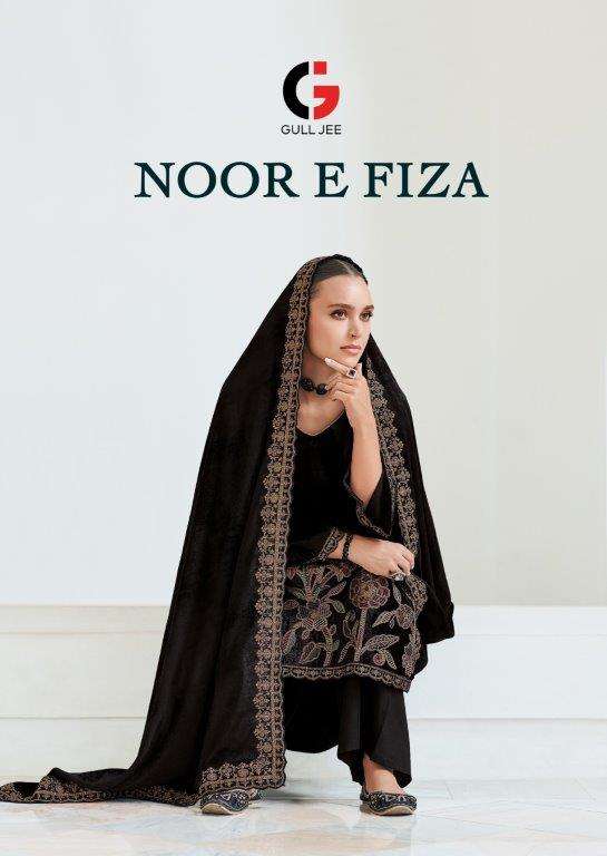 NOOR E FIZA BY GULL JEE 30001 TO 30006 SERIES VELVET EMBROIDERY DRESSES