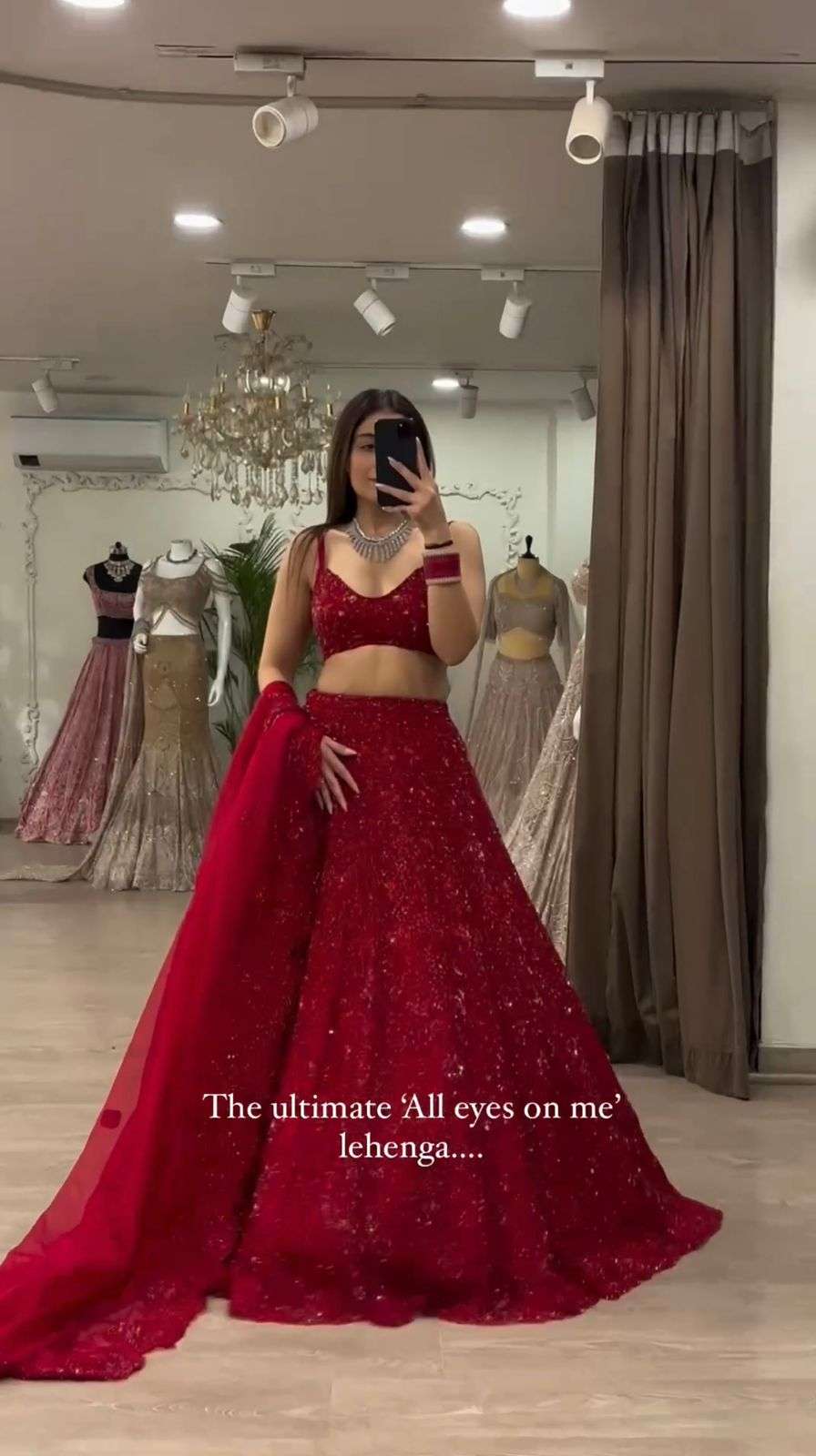 QRC-288 COLOR BY ASLIWHOLESALE DESIGNER FANCY CHINON SILK WORK LEHENGAS