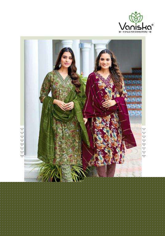 SITARA VOL-01 BY VANISKA DESIGNER FACNY RAYON PRINT DRESSES