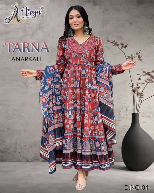 TARNA BY ARYA DRESS MAKER DESIGNER FANCY HEAVY MUSLIN PRINT DRESSES