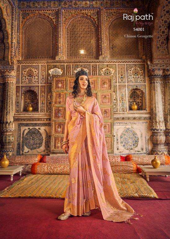 ANNIE SILK BY RAJPATH 540001 TO 540006 SERIES SOFT GEORGETTE SILK SAREES