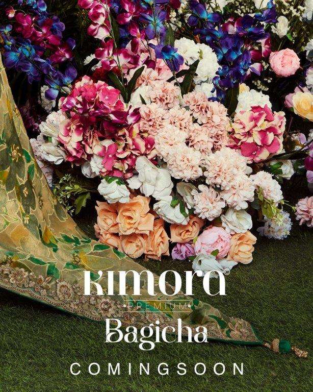 BAGICHA BY KIMORA 5281 TO 5291 SERIES DESIGNER LATEST BRASSO PRINTED SAREES