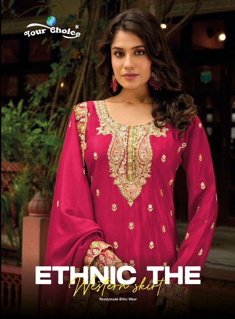 ETHNIC BY YOUR CHOICE 1001 TO 1003 SERIES HEAVY CHINON PREMIUM DRESSES