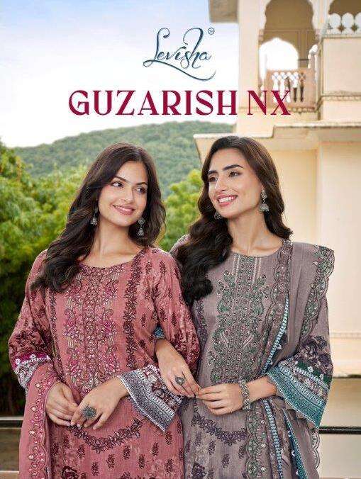 GUZARISH VOL- 01 NX BY LEVISHA 1013 TO 1018 DESIGNER EMBROIDERY DRESSES