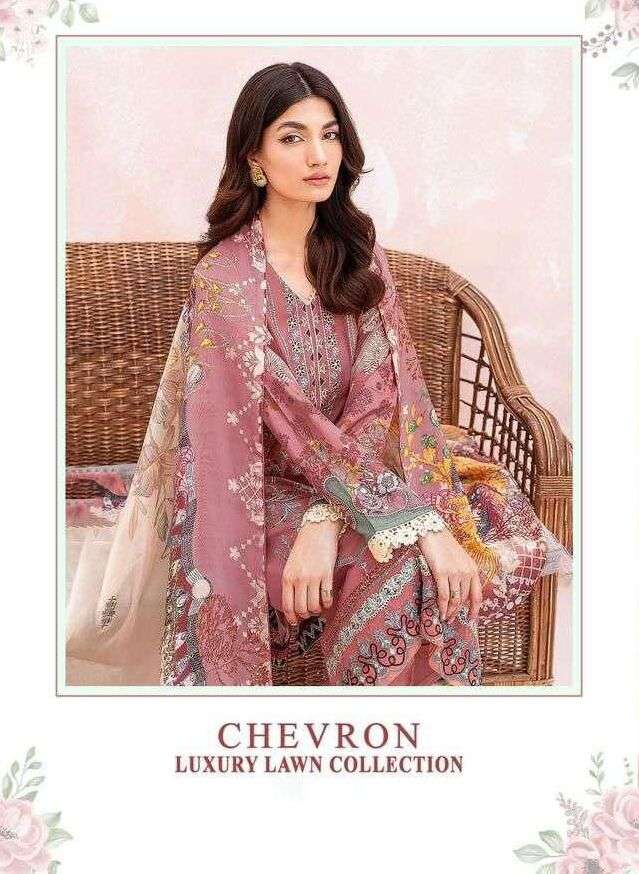 CHEVRON 3431 BY JIHAN DESIGNER PURE HEAVY COTTON EMBROIDERY DRESSES