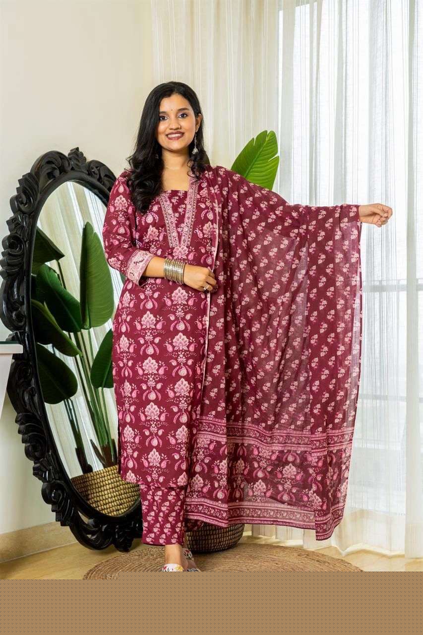 DEVYANI VOL-04 BY ASLIWHOALESALE SOFT COTTON PRINTED DRESSE