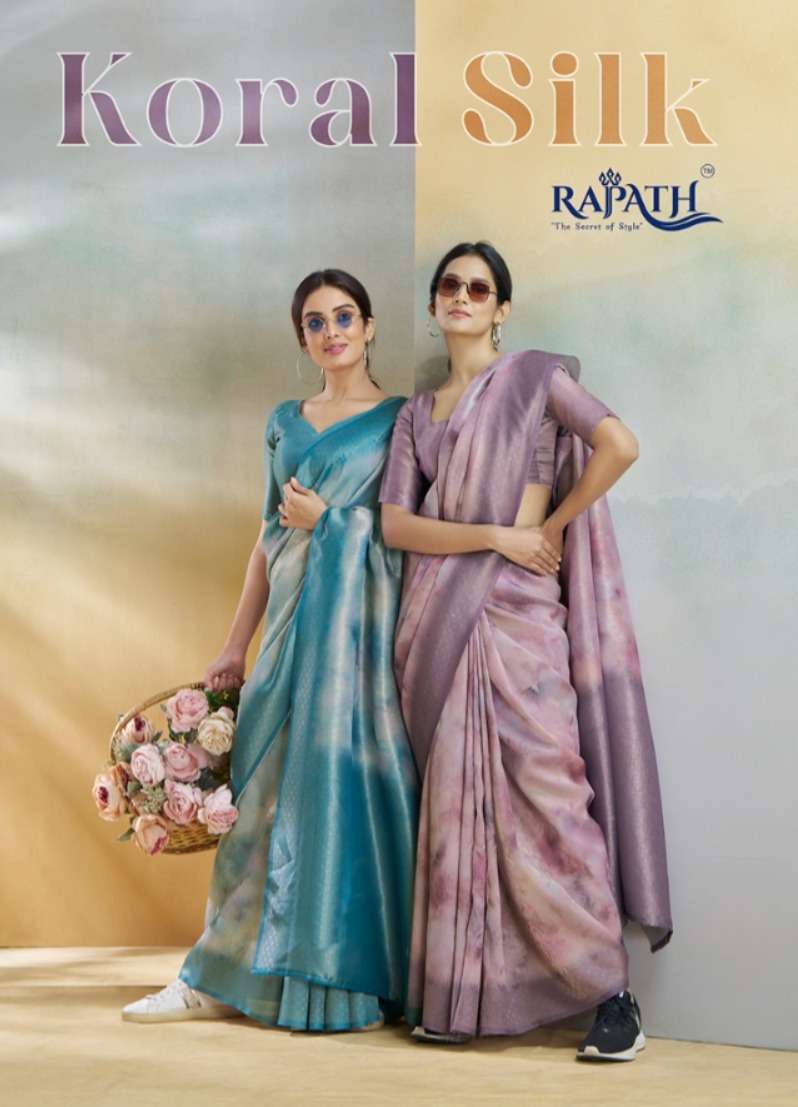 KORAL SILK BY RAJPATH 950001 TO 950006 SERIES SOFT HANDLOOM SILK SAREES