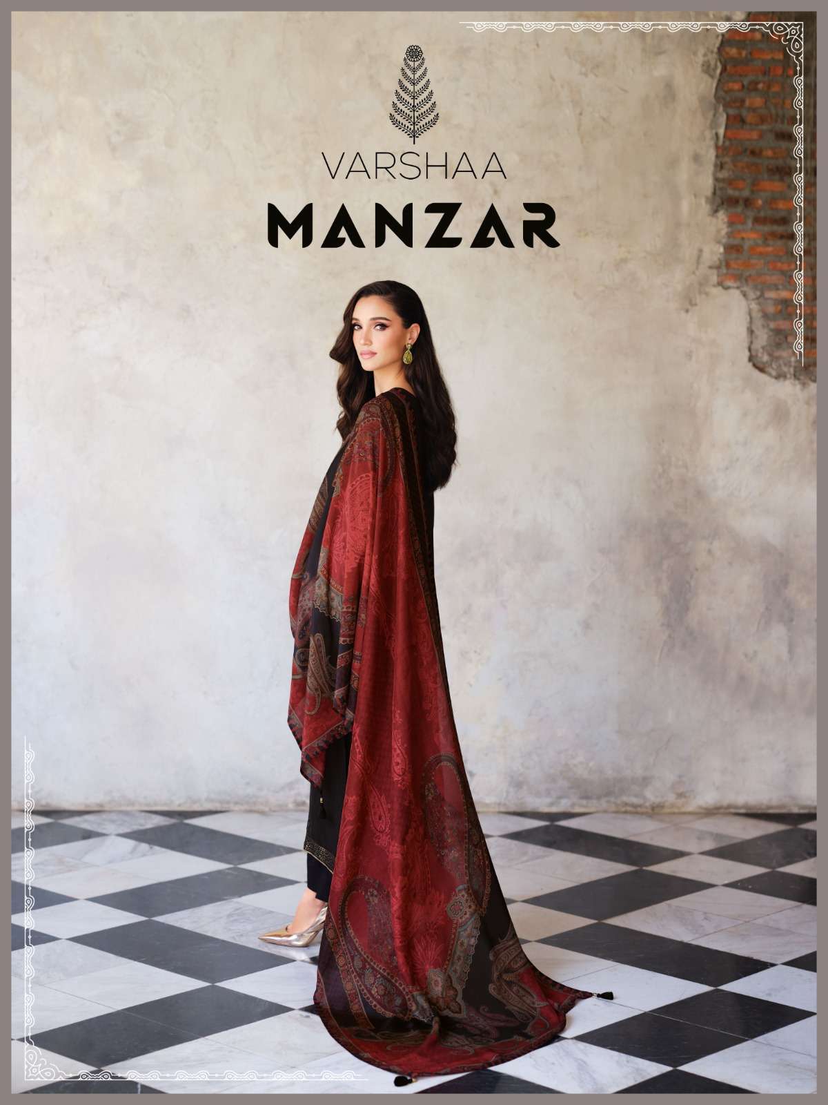 MANZAR BY VARSHA 01 TO 04 SERIES VISCOSE PASHMINA FANCY DIGITAL PRINTED DRESSES