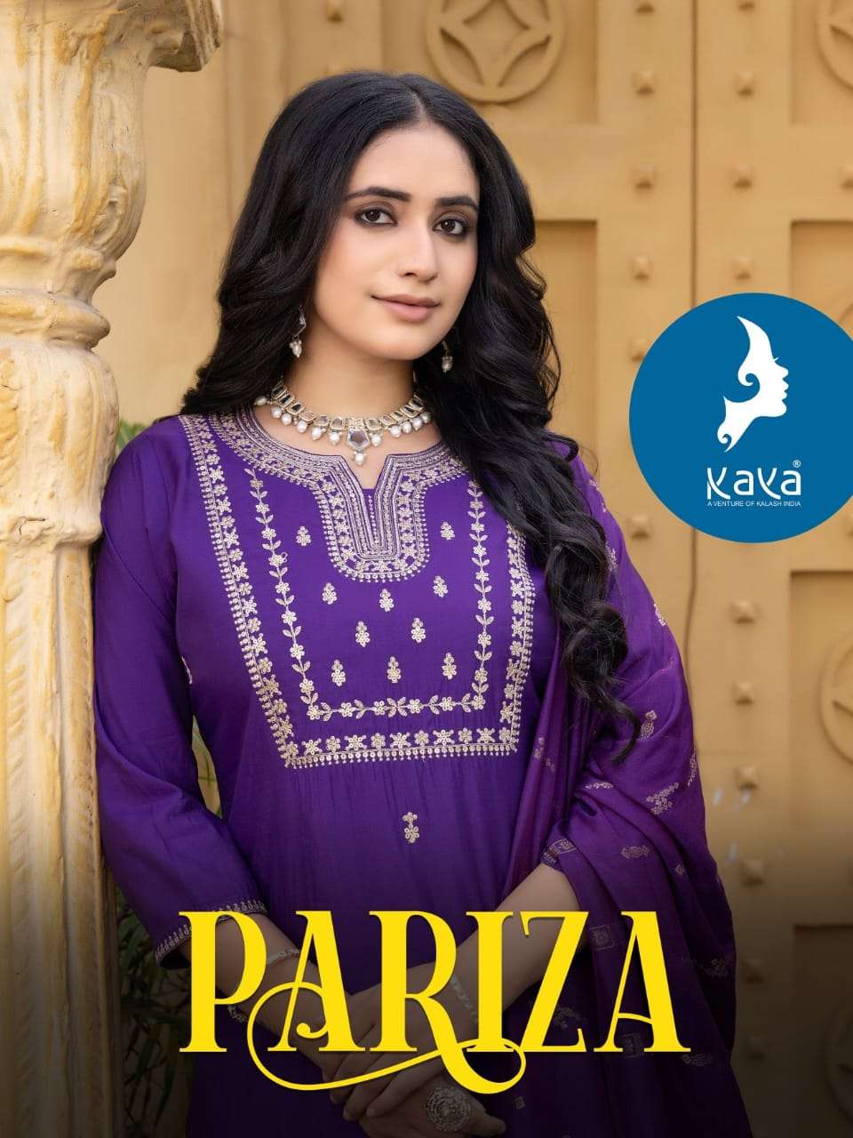 PARIZA VOL-01 BY KAYA 01 TO 08 SERIES DESIGNER ROMAN SILK PRINTED DRESSES