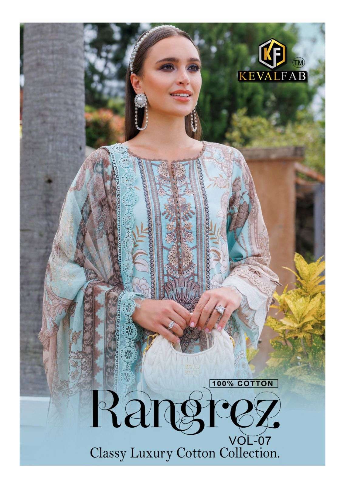 RANGREZ VOL-7 BY KEVAL FAB 7001 TO 7006 SERIES HEAVY COTTON PRINT DRESSES