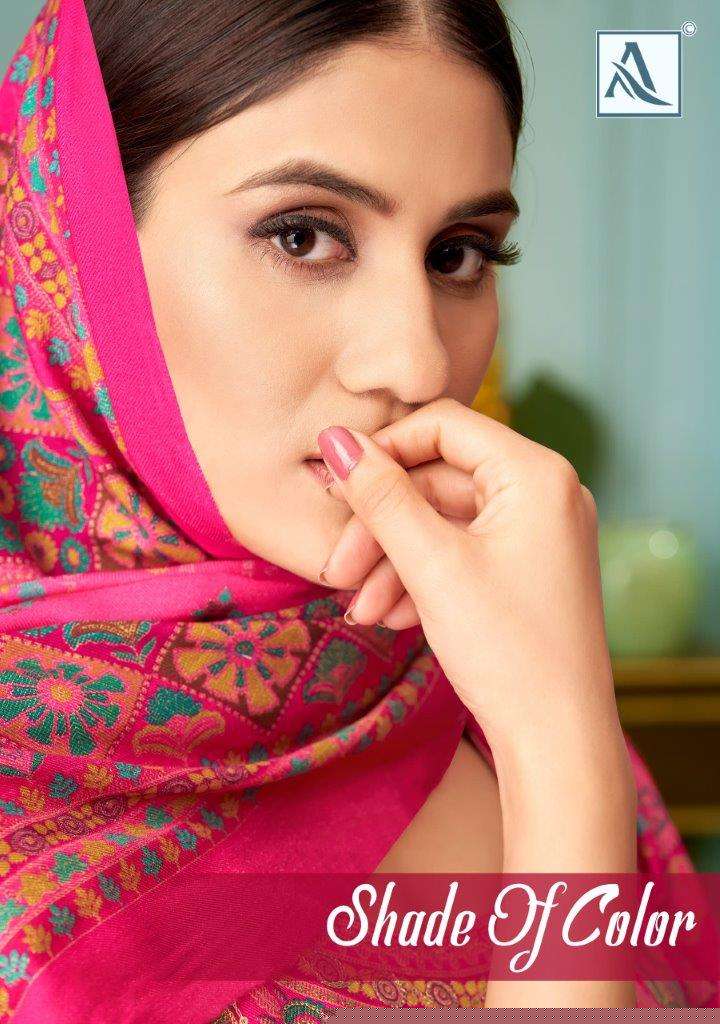 SHADE OF COLOR BY ALOK SUIT 231-001 TO 231-004 DESIGNER VISCOSE PASHMINA DRESSES