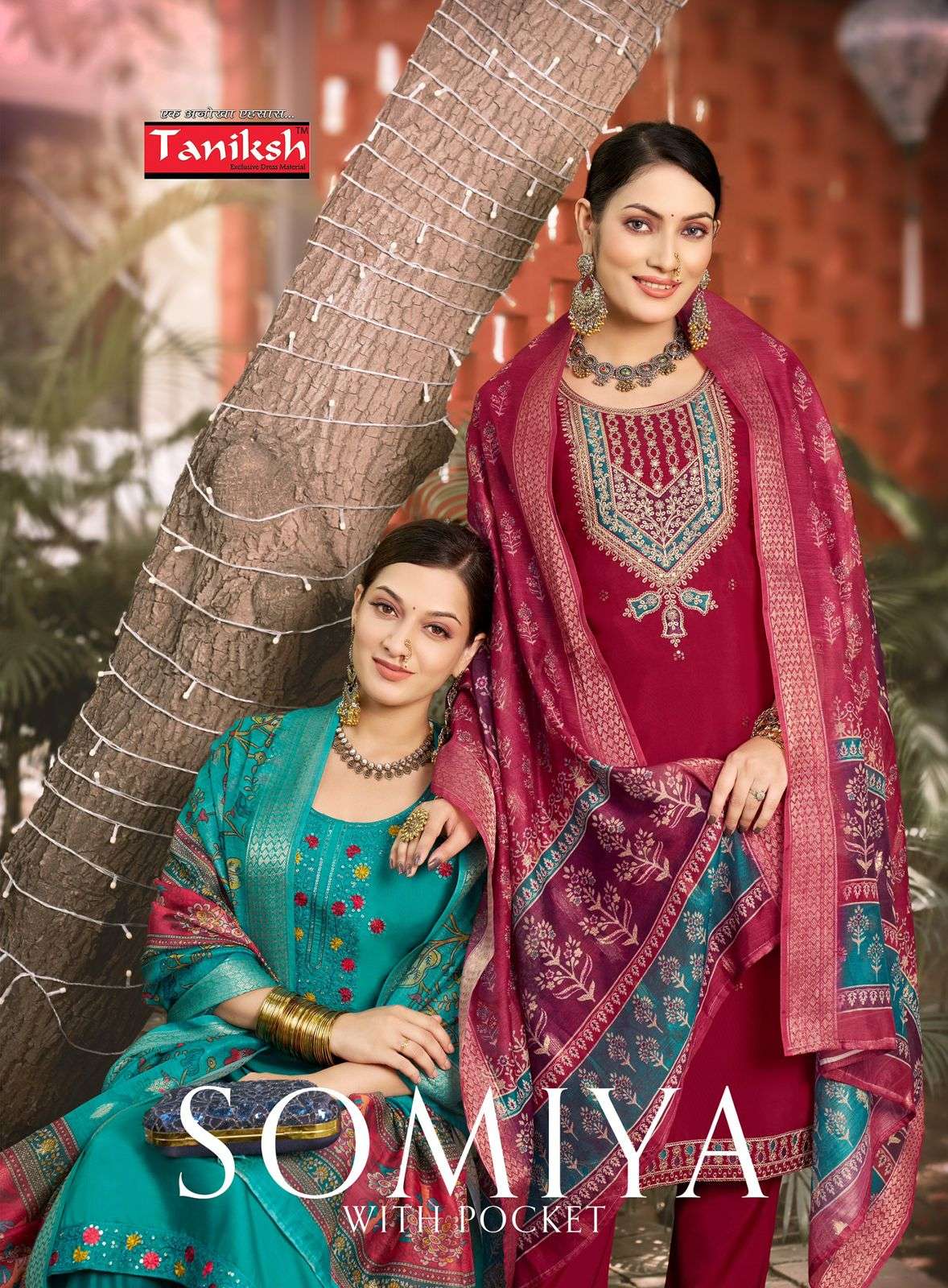 SOMIYA VOL-01 BY TANIKSH 1001 TO 1008 SERIES DESIGNER ROMAN STITCHED DRESSES