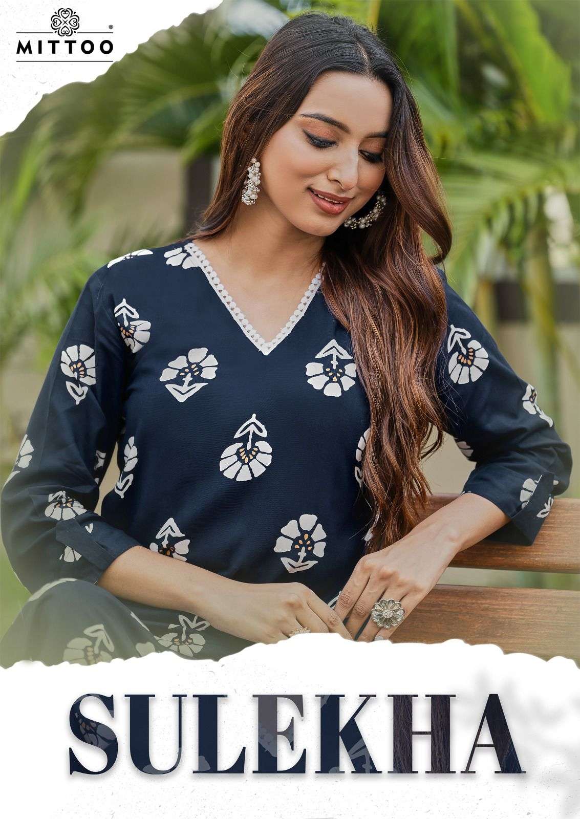 SULEKHA BY MITTOO 1001 TO 1006 SERIES FANCY RAYON PRINTED KURTIS PANTS