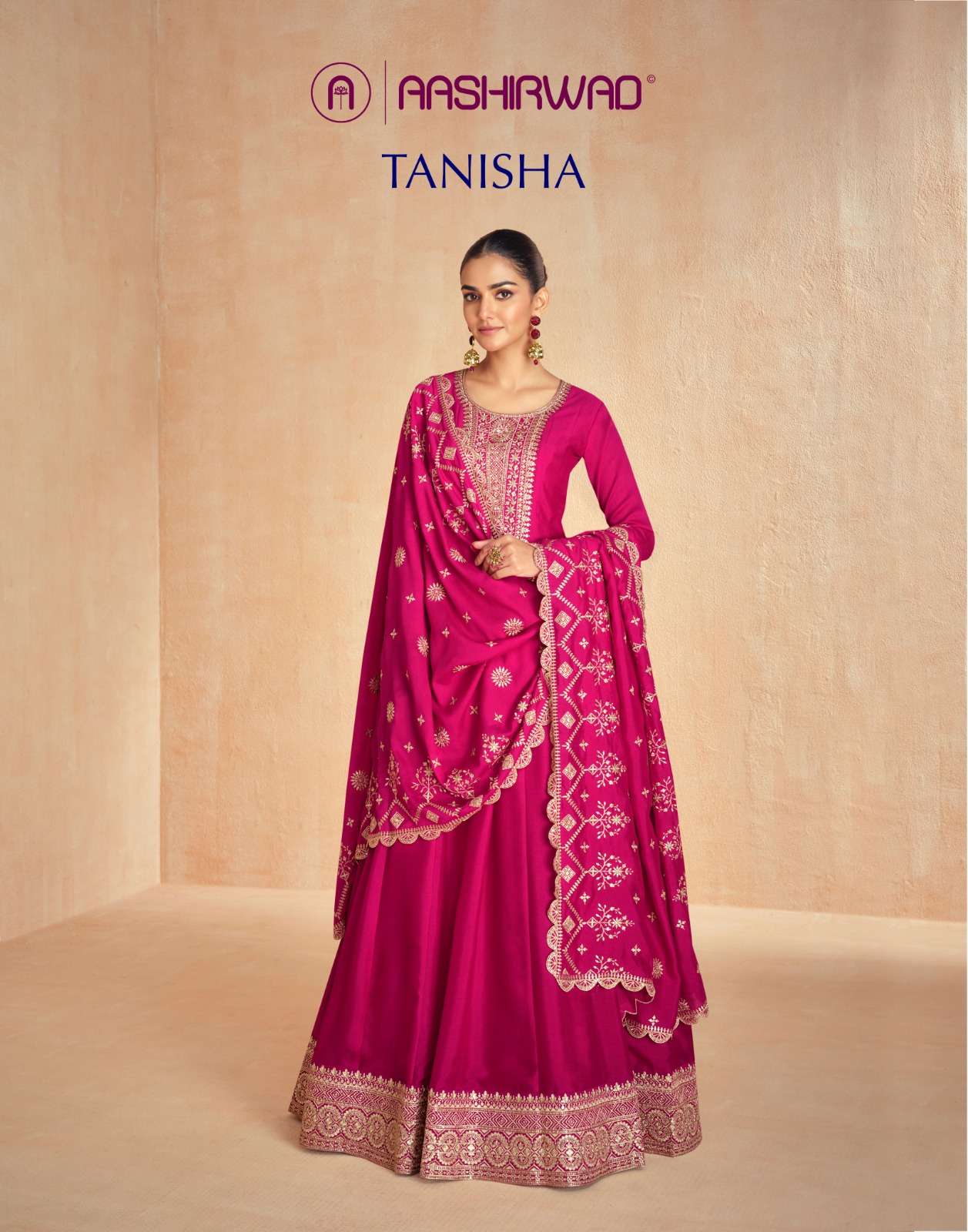 TANISHA BY AASHIRWAD CREATION 10099 TO 10104 SERIES DESIGNER PREMIUM SILK DRESSES