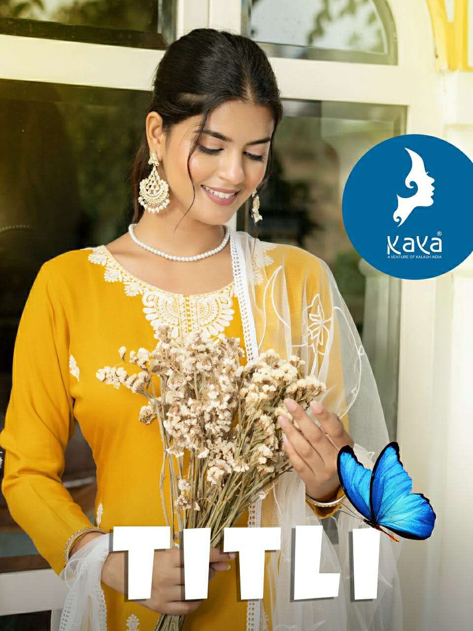 TITLI VOL-01 BY KAYA 01 TO 08 SERIES DESIGNER FANCY RAYON PRINTED DRESSES