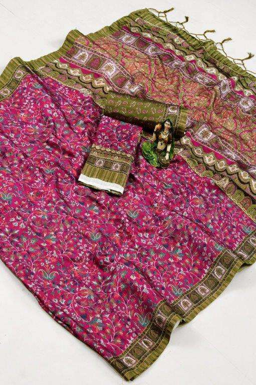 PASHMINA PRINTS BY ASLIWHOLESALE DESIGNER PURE PRINTED SAREES