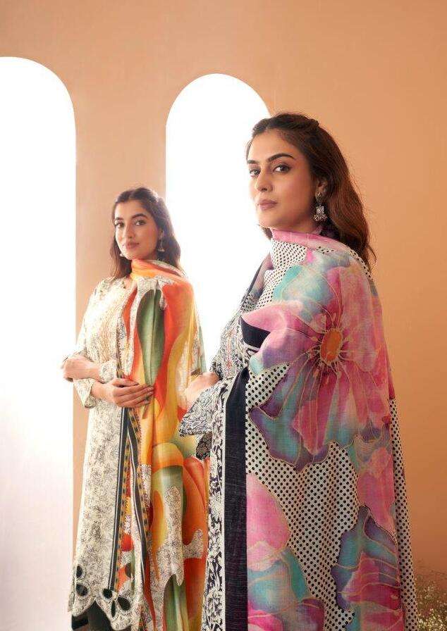 SUHANA BY MUMTAZ ARTS 3901 TO 3904 SERIES VISCOSE MUSLIN PRINT EMBROIDERY DRESSES