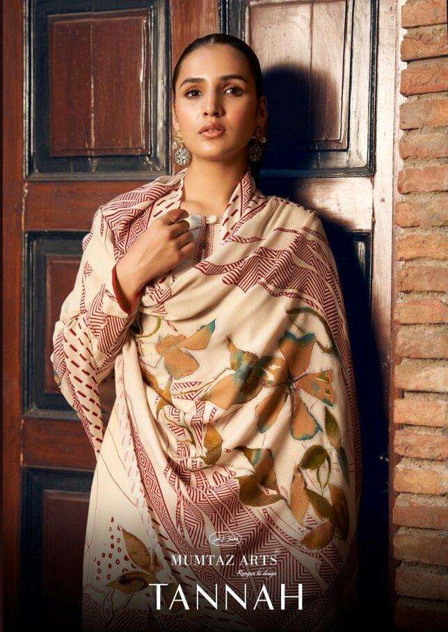 TANNAH BY MUMTAZ ARTS 9001 TO 9004 SERIES VISCOSE PASHMINA PRINT EMBROIDERY DRESSES