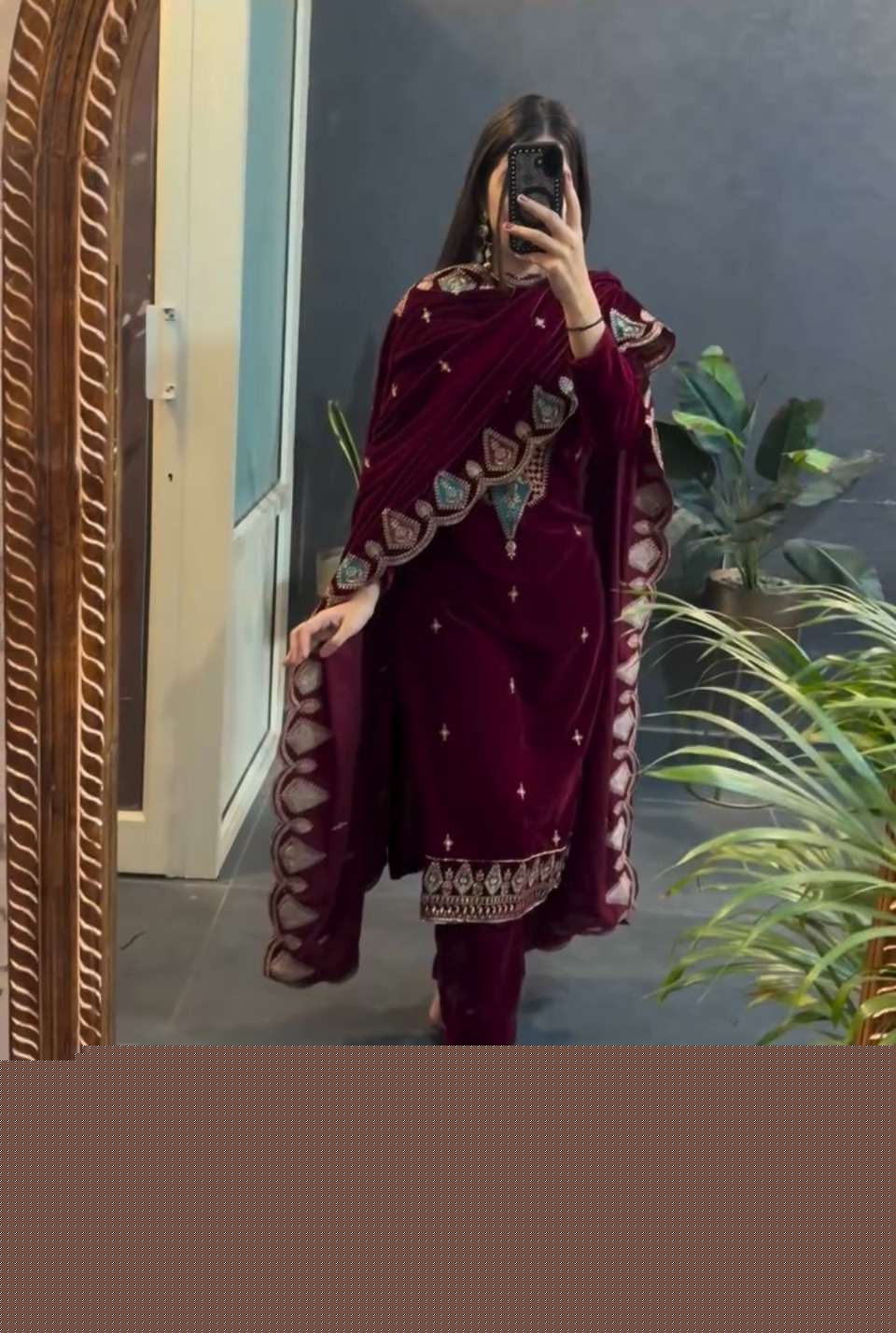 YD-012 COLORS BY ASLIWHOLESALE DESIGNER VISCOSE VELVET PRINTED DRESSES