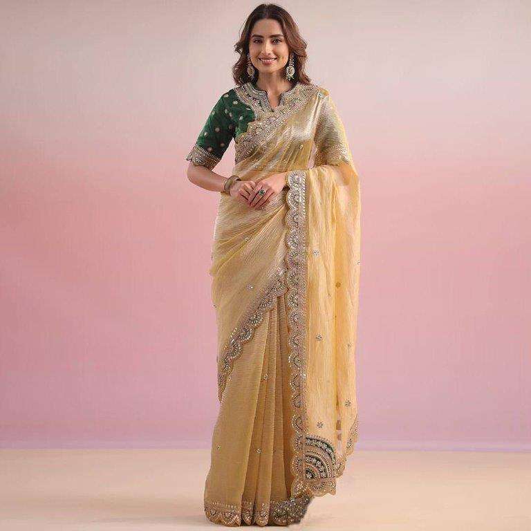 550 HIT COLOUR BY ASLIWHOLESALE DESIGNER PURE TWILL NET SEQUNECE SAREE