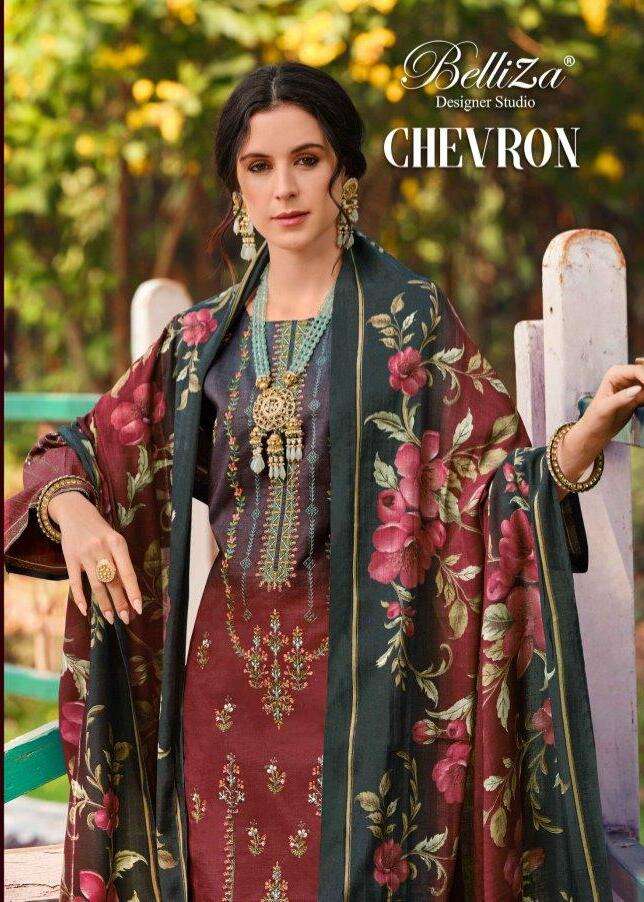 CHEVRON VOL-01 BY BELLIZA 1026-001 TO 1026-008 SERIES COTTON EMBROIDERY DRESSES