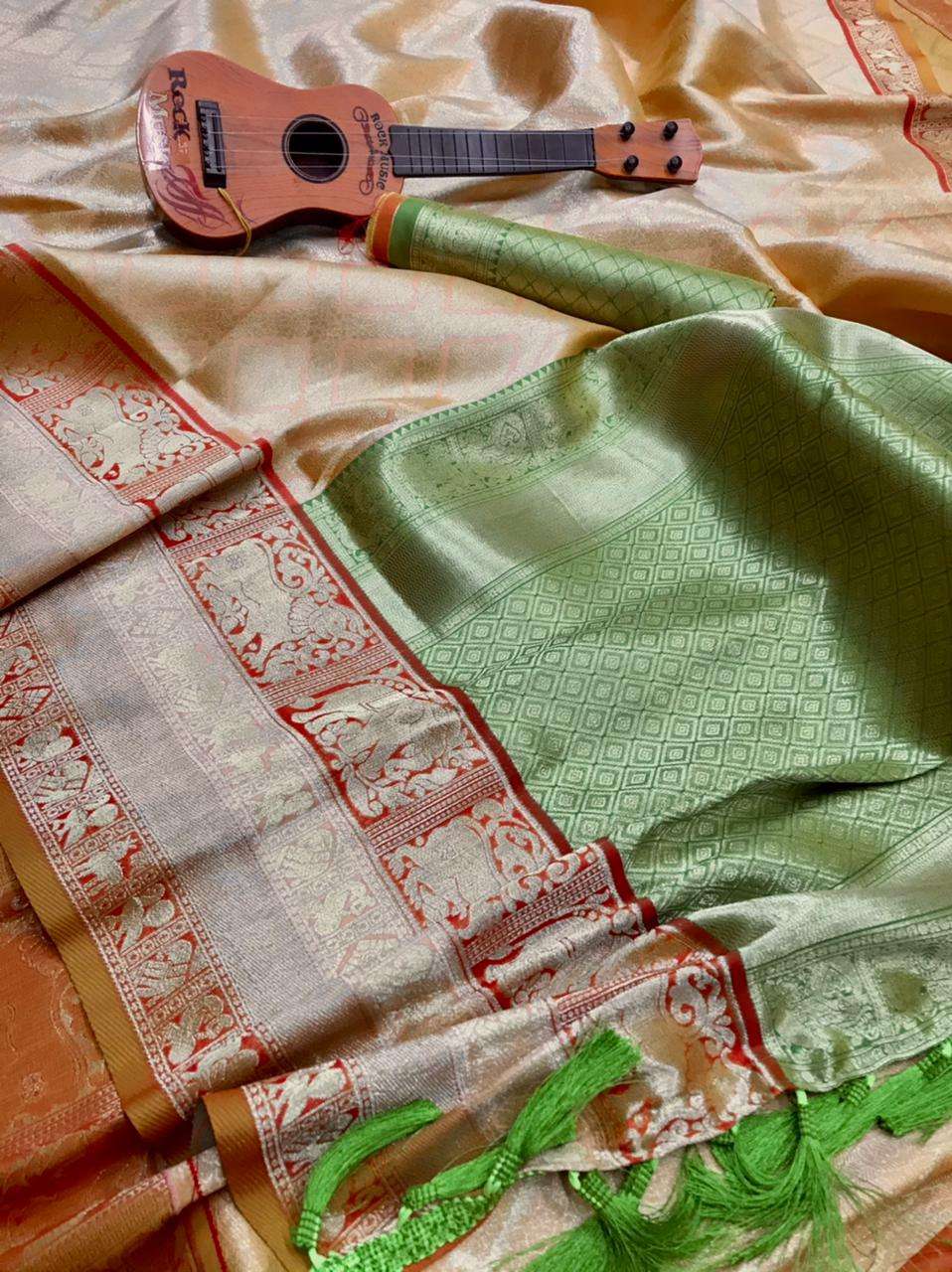 CHICAGO BY ASLIWHOLESALE DESIGNER PURE KANJIVARAM SILK JACQUARD SAREES