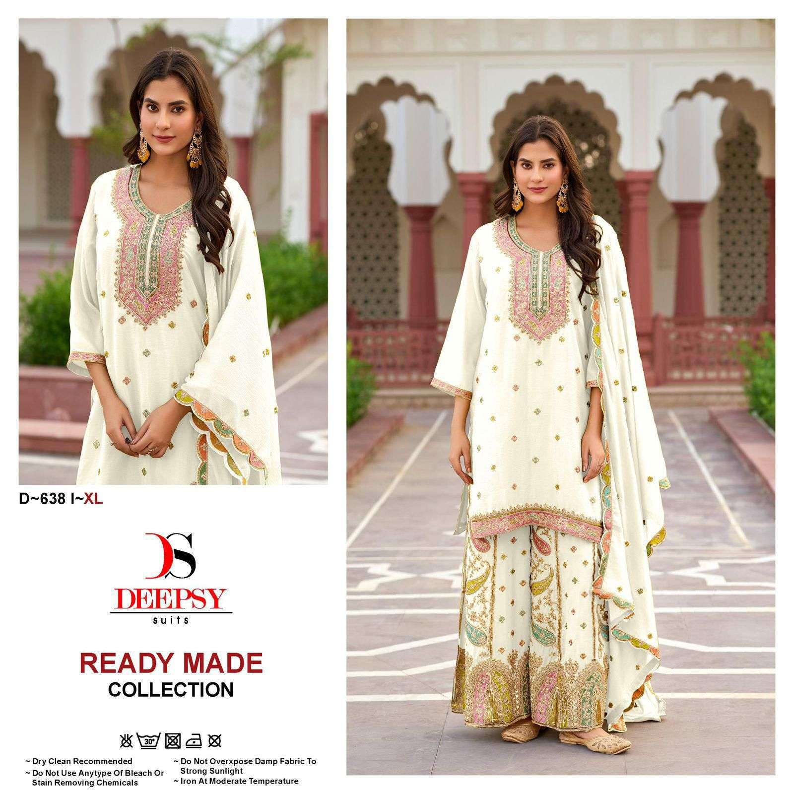 D-638 IKM COLOURS BY DEEPSY SUITS HEAVY VELVET EMBROIDERY PAKISTANI DRESSES