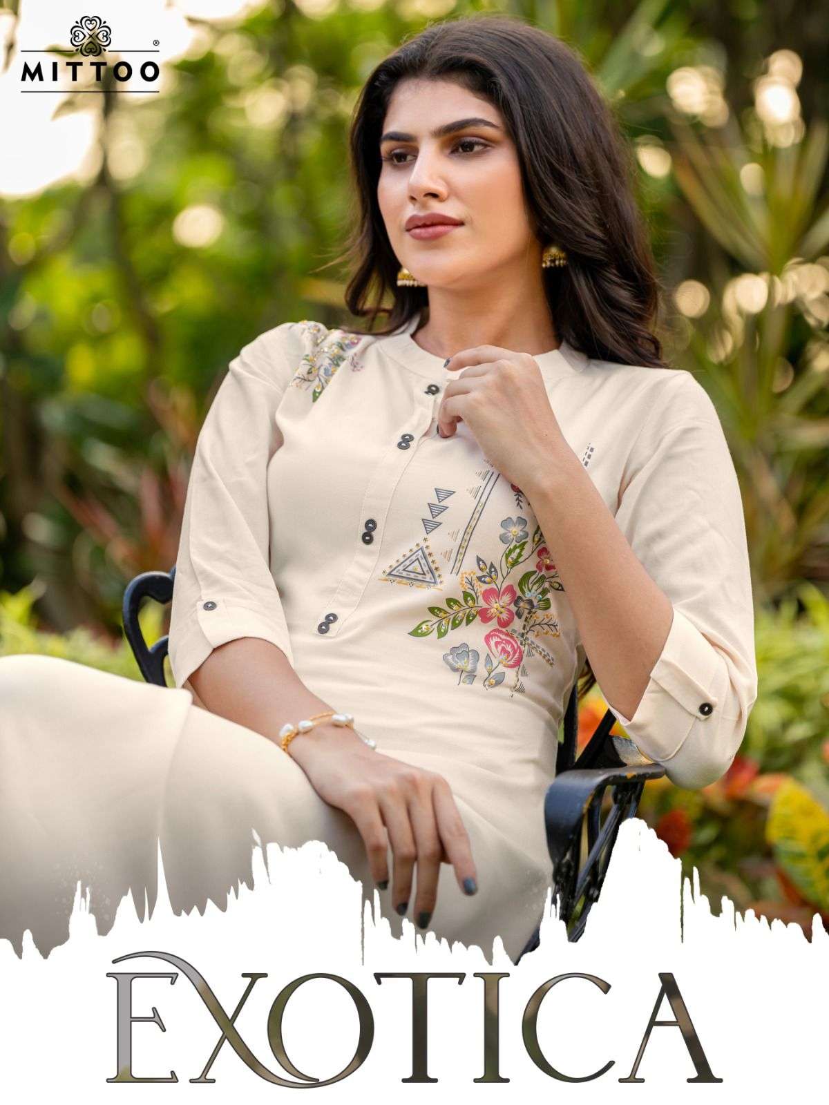 EXOTICA BY MITTOO 1001 TO 1006 SERIES FANCY HEAVY RAYON PRINTED KURTIS