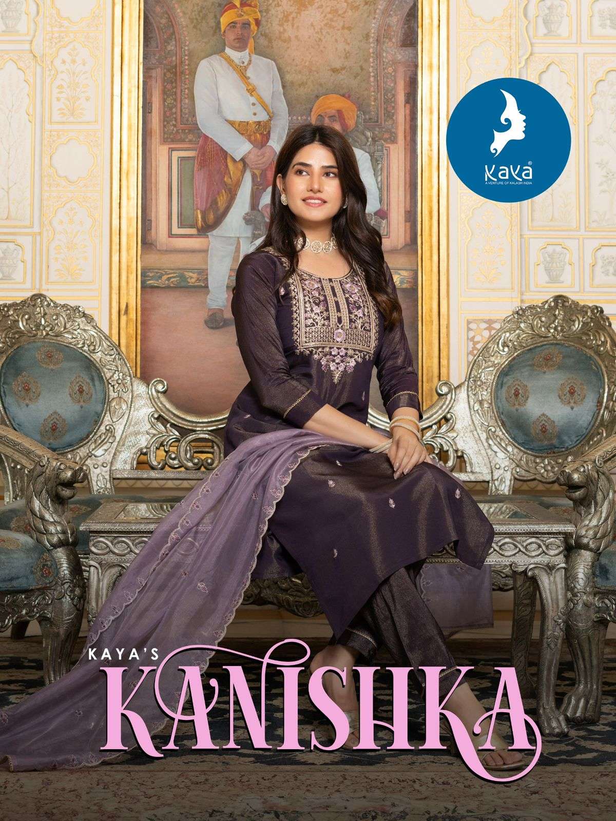 KANISHKA VOL-01 BY KAYA 01 TO 06 SERIES DESIGNER FANCY SHIMMER PRINTED DRESSES