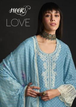 LOVE BY HEER 9461 TO 9466 SERIES PURE MUSLIN DIGITAL PRINTED DRESSES