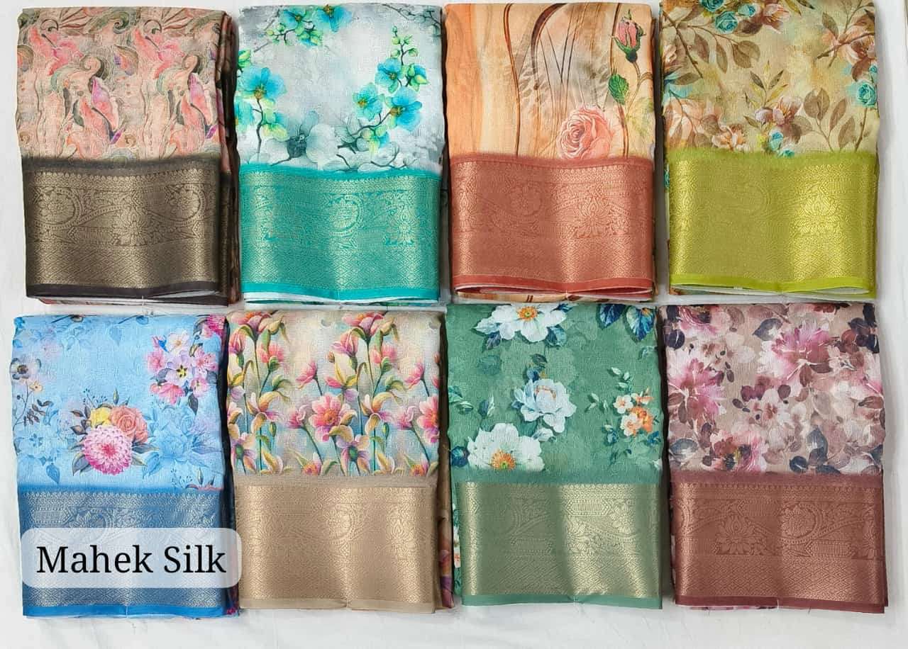 MAHEK SILK BY NEELKAMAL SAREES INDIAN LATEST DESIGNER EXCLUSIVE SILK SAREES