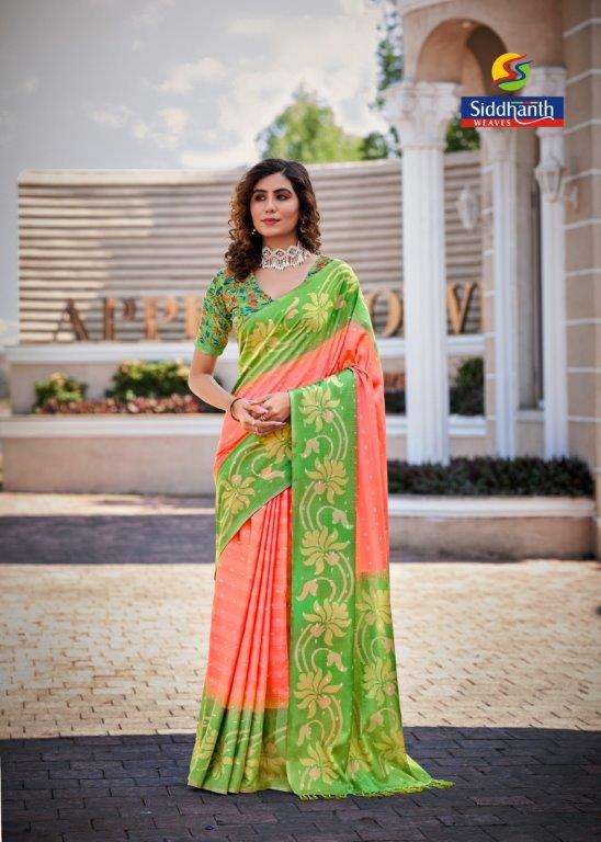 MYSILK PRINTS BY SIDDHANTH WEAVES 1001 TO 1009 SERIES PURE SOFT COTTON SAREES 