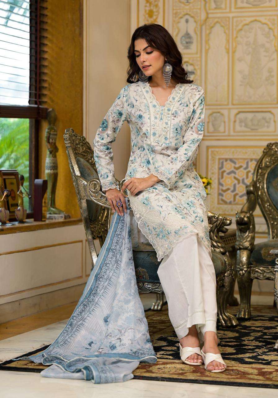 SUMMER COLLECTION 2025 VOL-02 BY ENSTINKT DESIGNER FACNY COTTON PRINT DRESSES