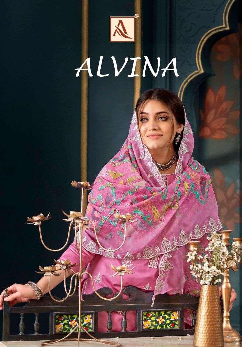 ALVINA BY ALOK SUIT 1518-001 TO 1518-006 SERIES COTTON PRINTED DRESSES