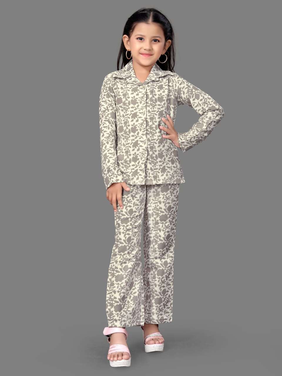 ARCHIE VOL-46 BY ASLIWHOLESALE DESIGNER FACNY RAYON PRINTED KIDS CO-ORD SETS