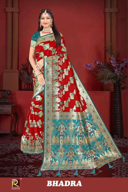 BHADRA BY RONISHA FASHION PURE FANCY EMBROIDERY SAREES 