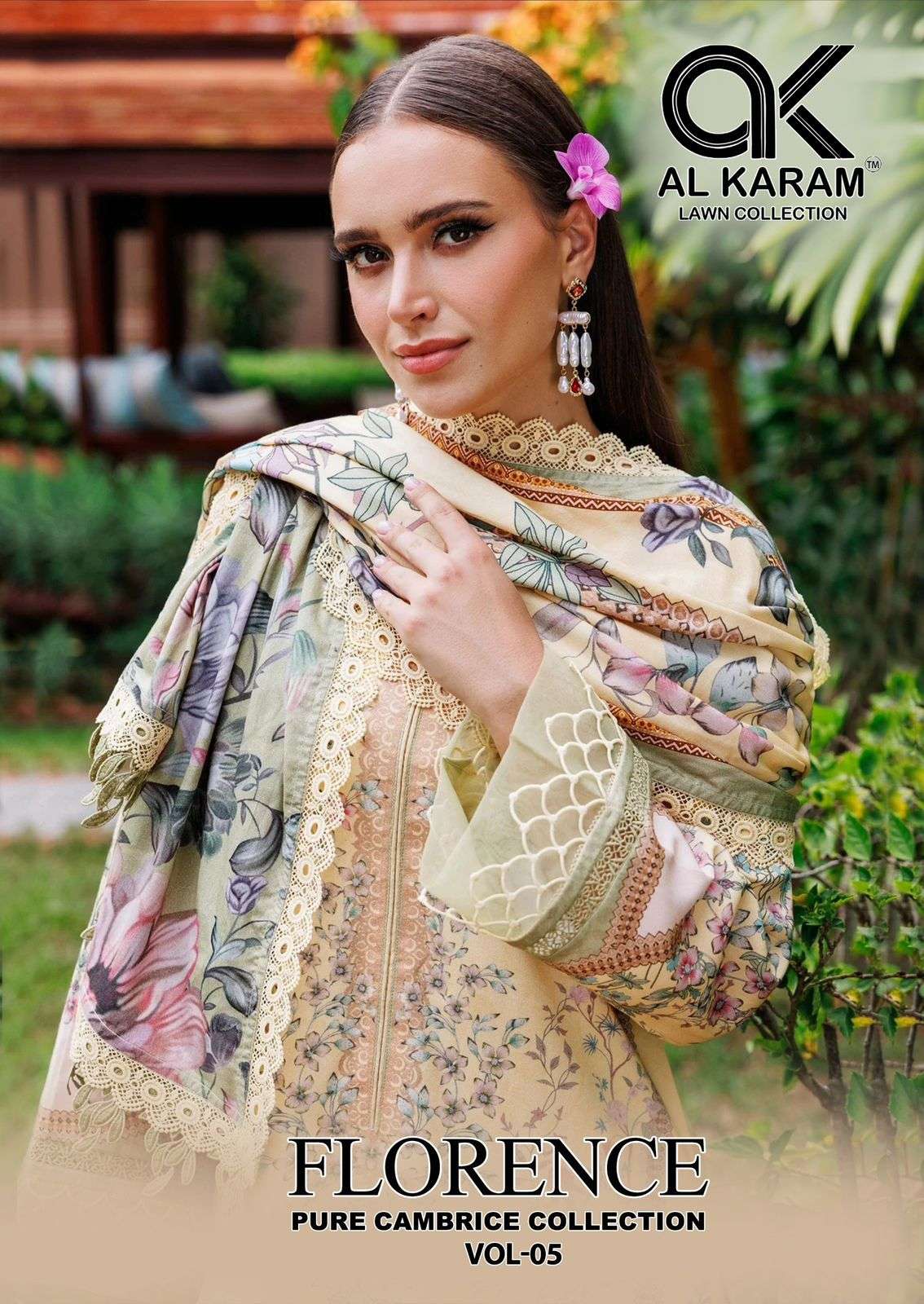 FLORENCE VOL-05 BY AL KARAM 1001 TO 1006 SERIES HEAVY COTTON PRINT DRESSES