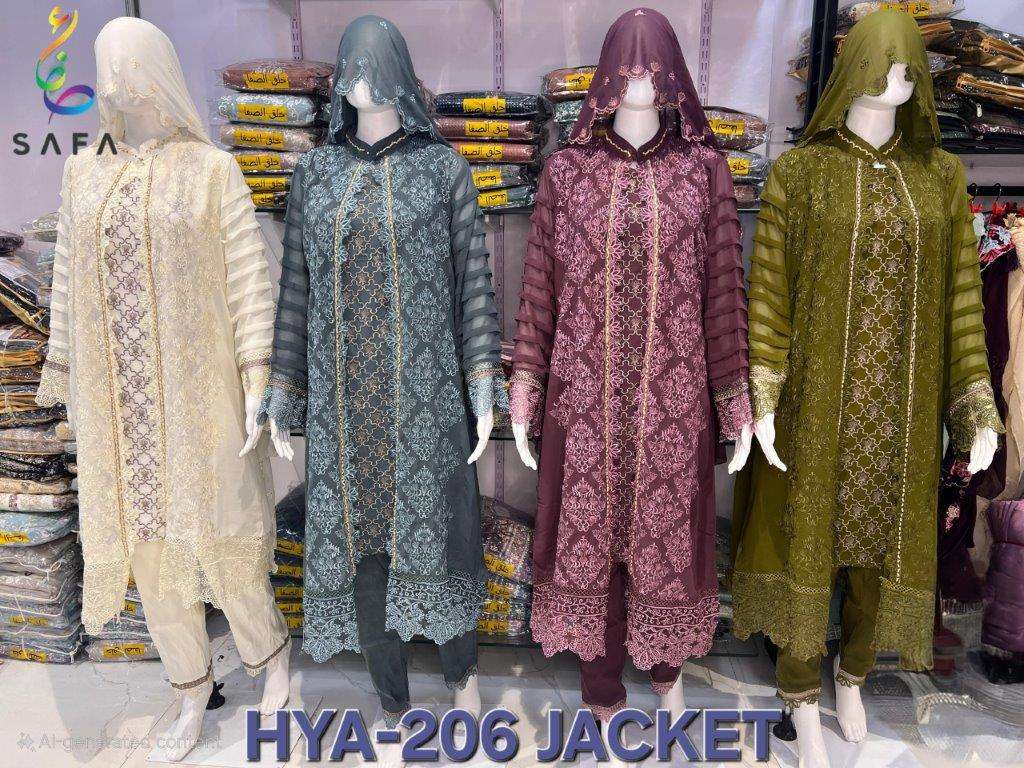 HYA-206 COLOURS BY SAFA CREATION PURE GEORGETTE PAKISTANI DRESSES