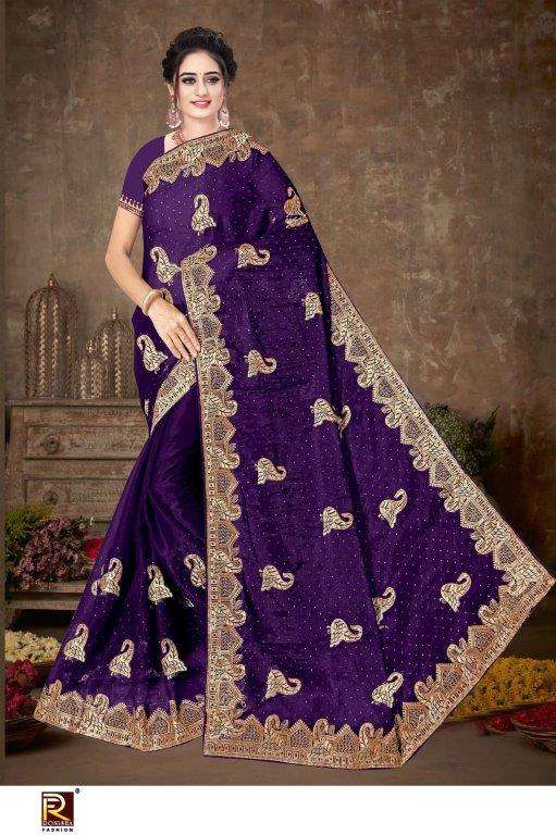 ITALI BY RONISHA FASHION PURE SIMMER EMBROIDERY SAREES