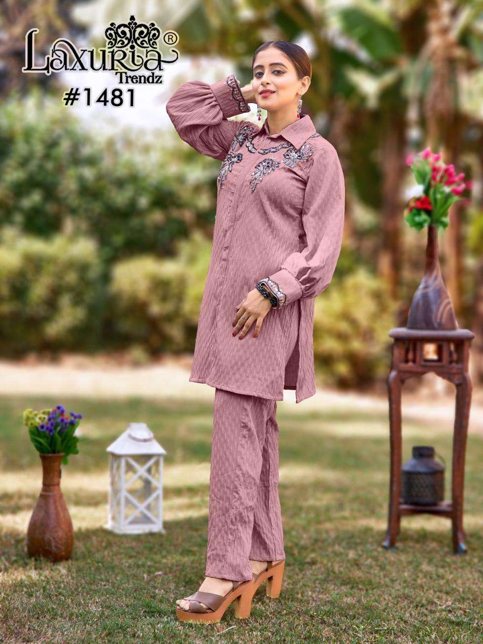 LAXURIA 1481 BY LAXURIA TRENDZ HEAVY DESIGNER FANCY HEAVY WORK CO-ORD SETS