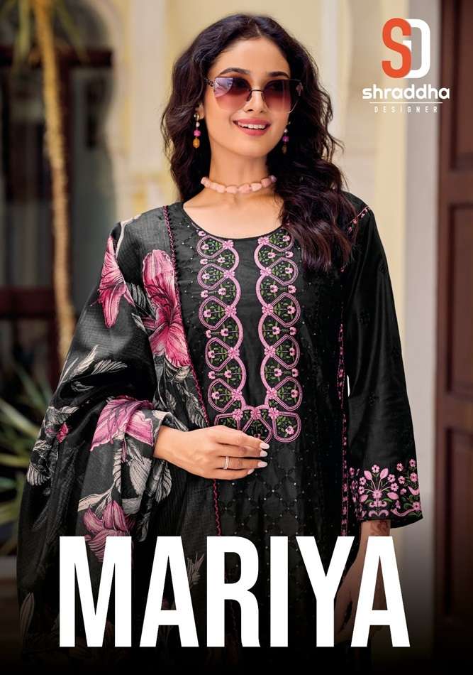 MARIYA RM BY SHRADDHA DESIGNER 1001 TO 1004 SERIES LAWN COTTON PRINT DRESSES