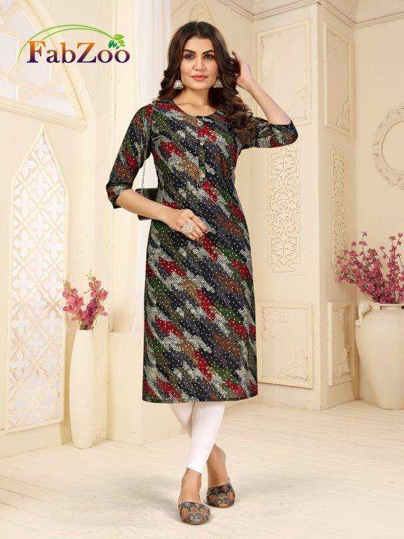 MODAL VOL-01 BY FABZOO DESIGNER PURE COTTON PRINTED KURTIS