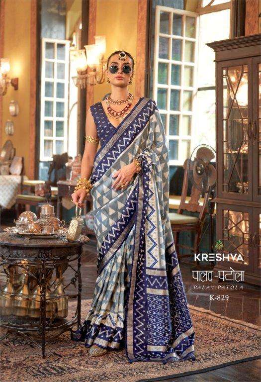 PALAV PATOLA BY KRESHVA PURE FANCY DIGITAL PRINTED SAREES 