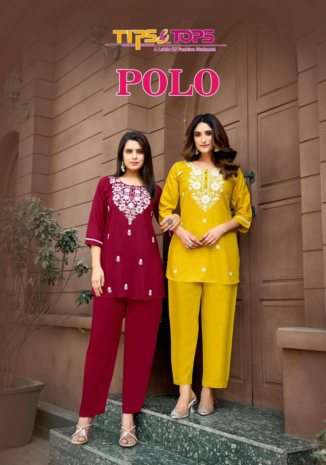 POLO BY TIPS & TOPS 101 TO 106 SERIES HEAVY RAYON PRINTED CO-ORD SETS