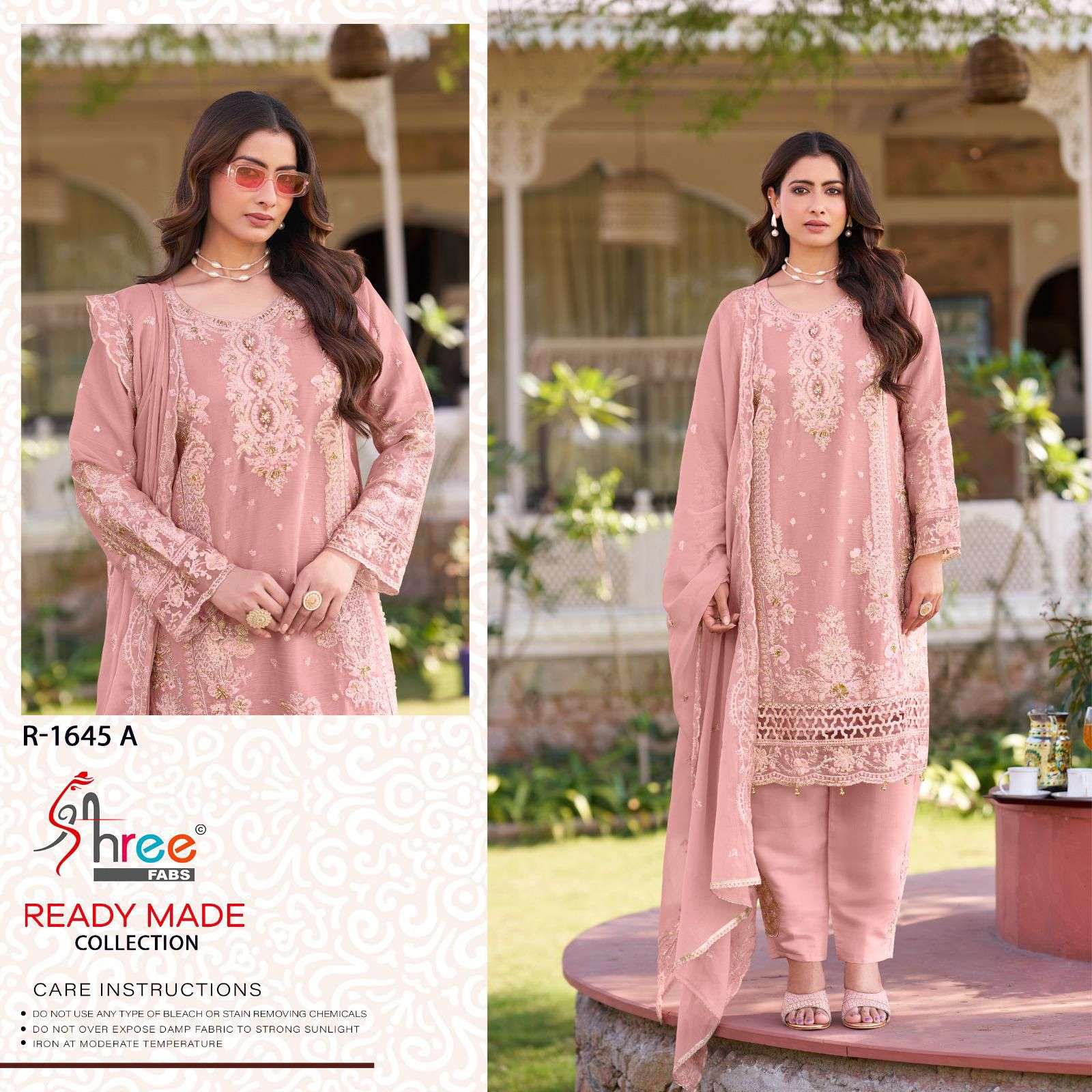 R-1645 COLOURS BY SHREE FABS HEAVY EMBROIDERED CHIFFON PAKISTANI DRESSES