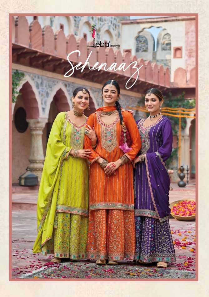 SEHENAAZ BY EBA LIFESTYLE 1793 TO 1796 SERIES PREMIUM CHINON EMBROIDERED DRESSES