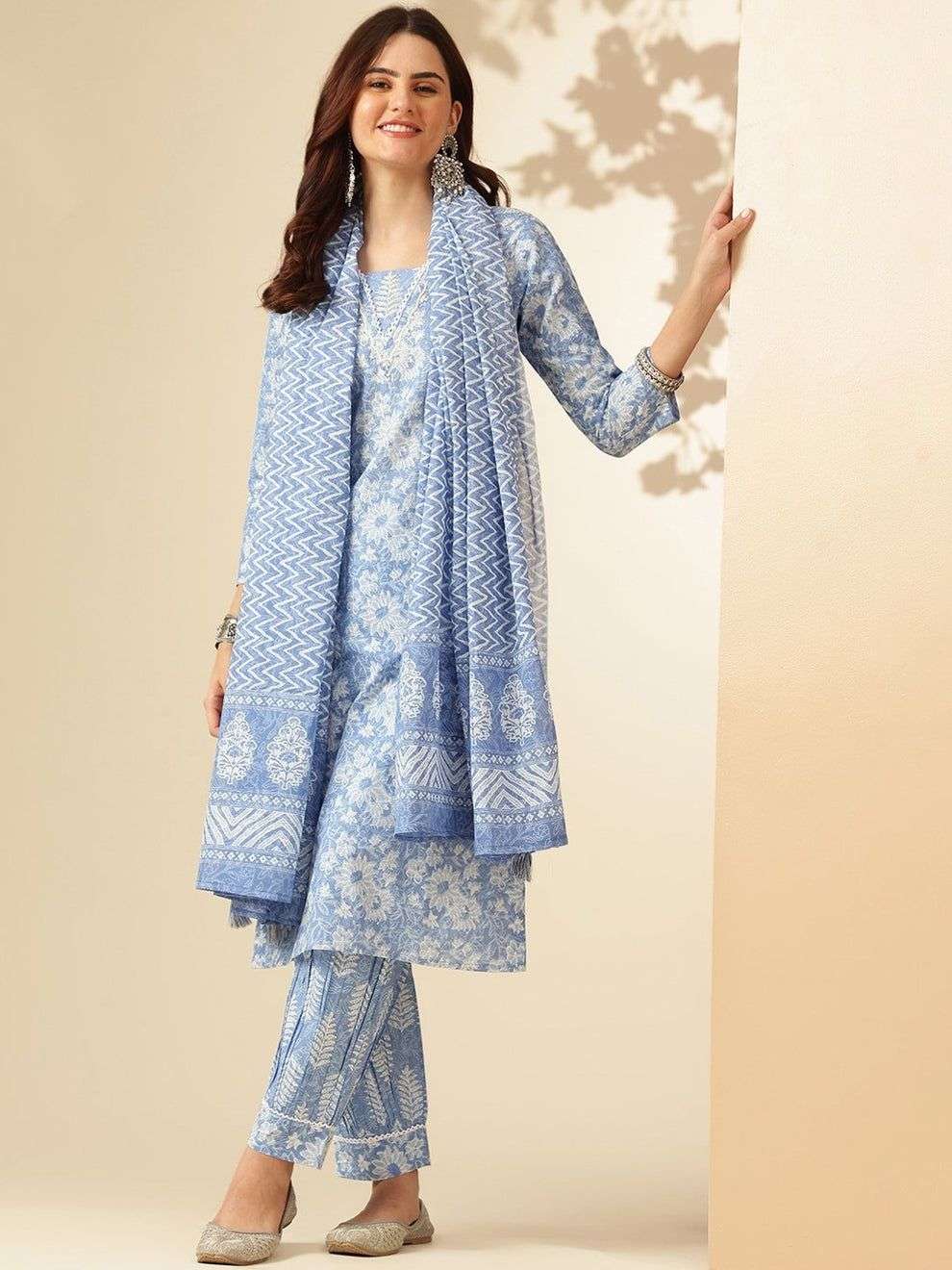 SUMMER COLLECTION VOL-41 BY ENSTINKT DESIGNER FACNY COTTON PRINT DRESSES